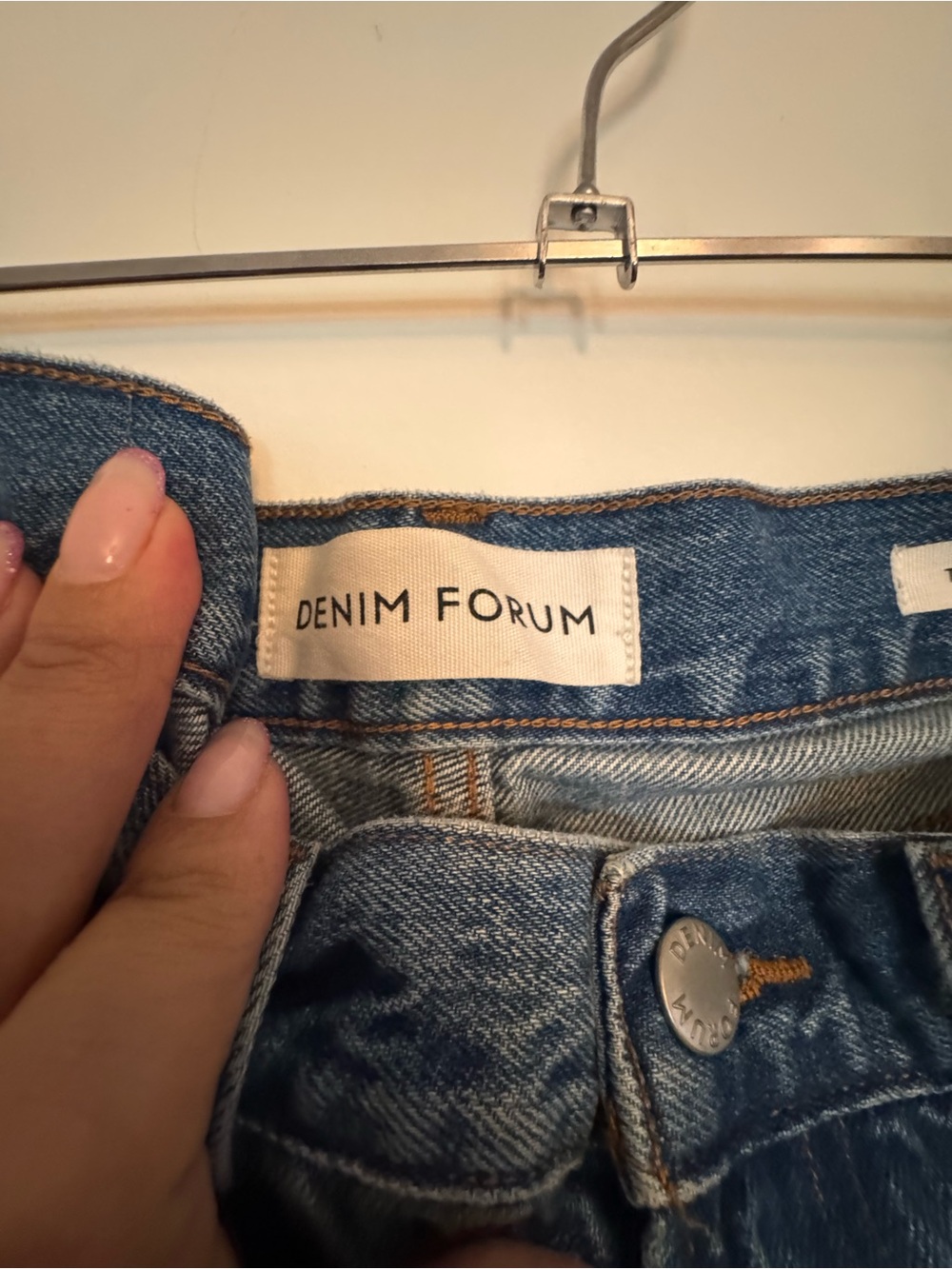 Denim Forum Women's Medium Blue Denim Jeans Aritzia size 26 90’s Cut